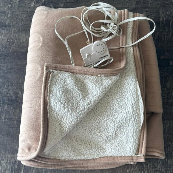 Cannon Electric Hated Works Grest Blanket Cream Size OS - Picture 2 of 10